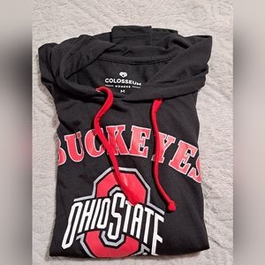 Colosseum Women's Black Ohio State football Hoodie medium